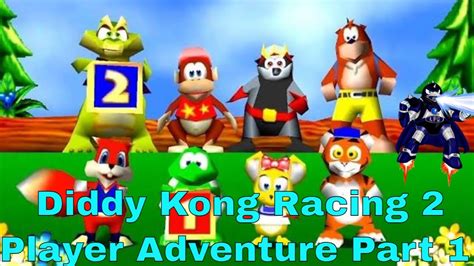 diddy kong racing 2 player adventure mode